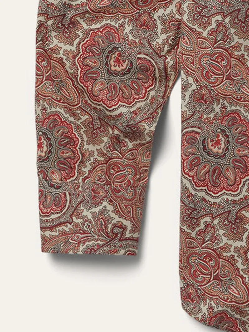 Men's Paisley Western Shirt