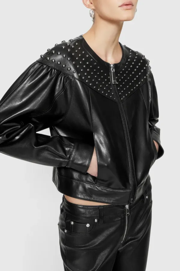 Motorcycle Style Black Jacket