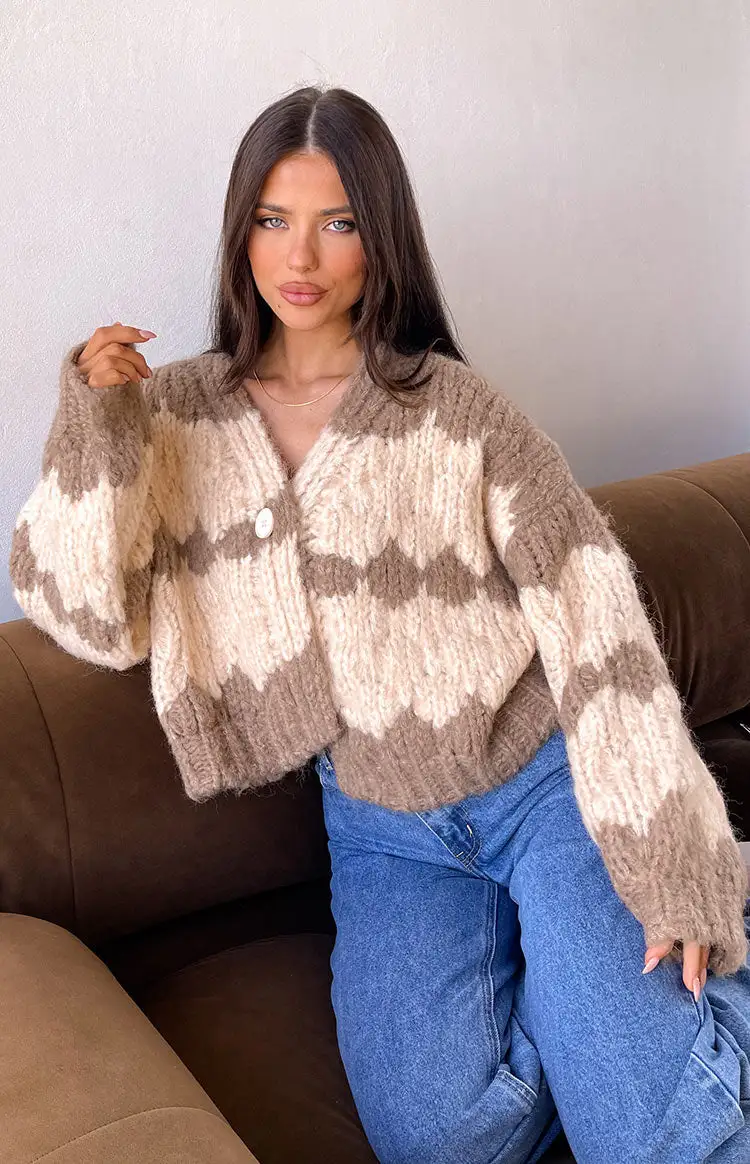 Ryley Brown Knit Cardigan