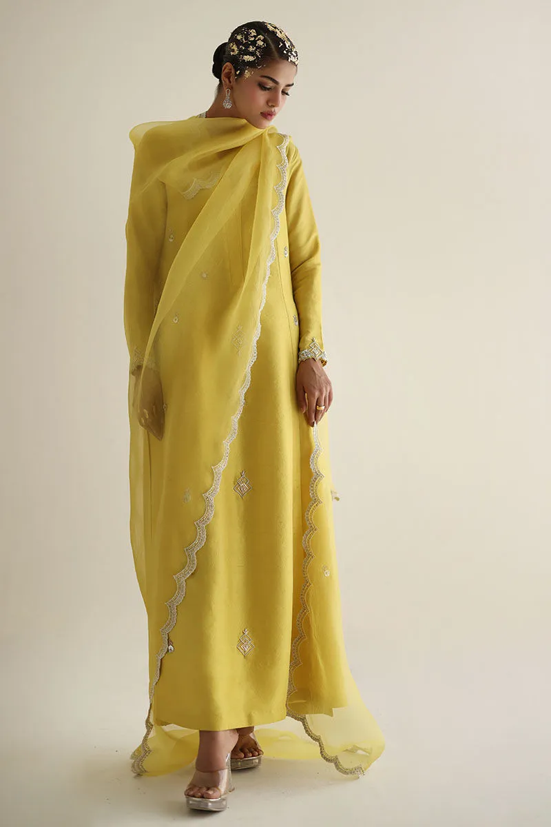 Embroidered raw silk sets