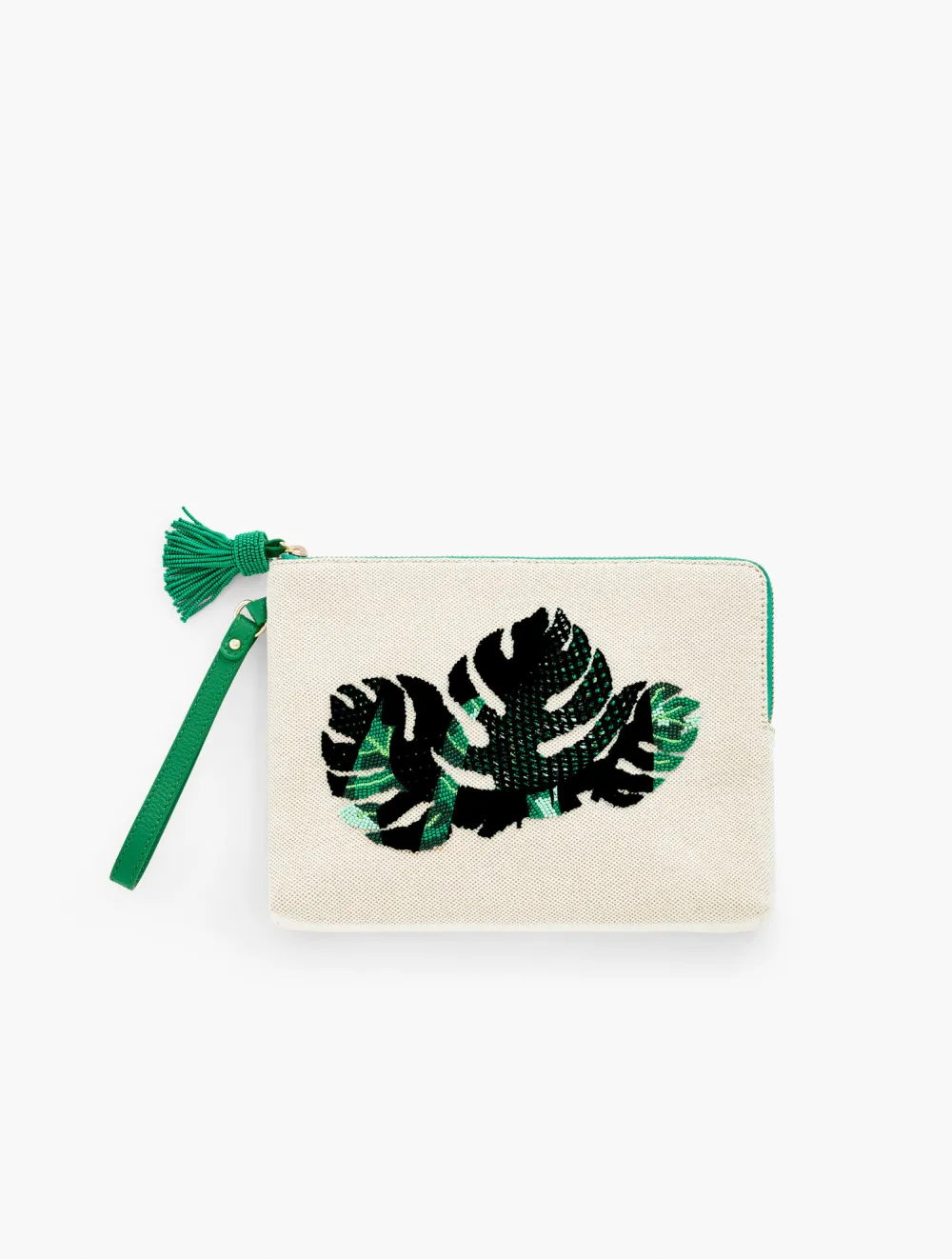 Palm Leaves Wristlet