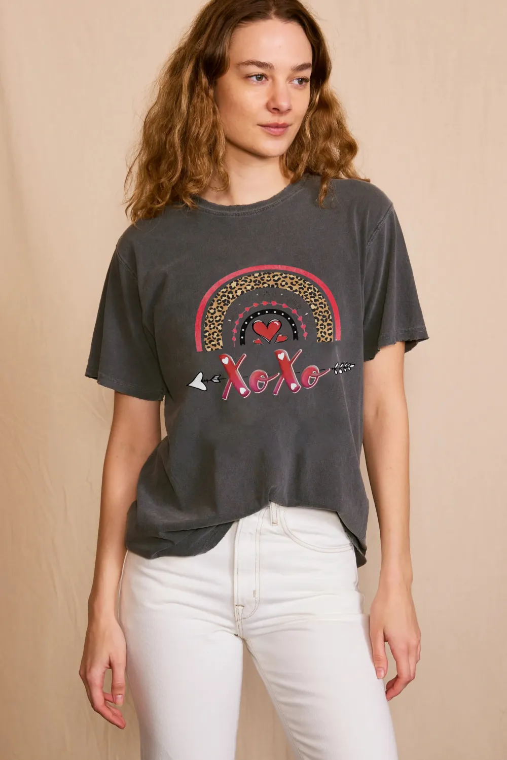 Women's letter printed T-shirt