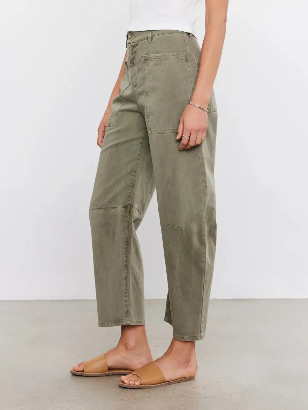 Brylie Sanded Twill Utility Pant