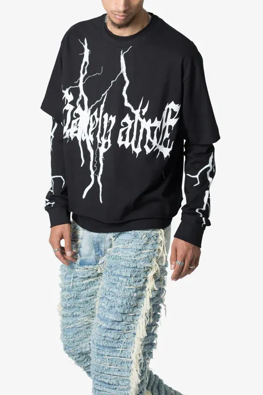 BARELY ALIVE DOUBLE LAYER TEE