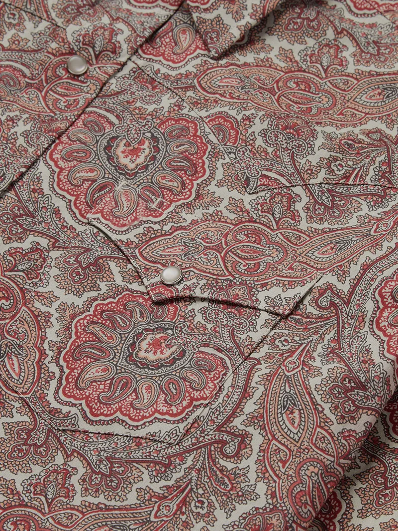 Men's Paisley Western Shirt