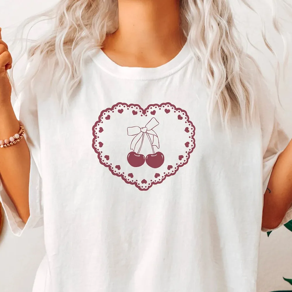 Cute Pajama Cherry Tee