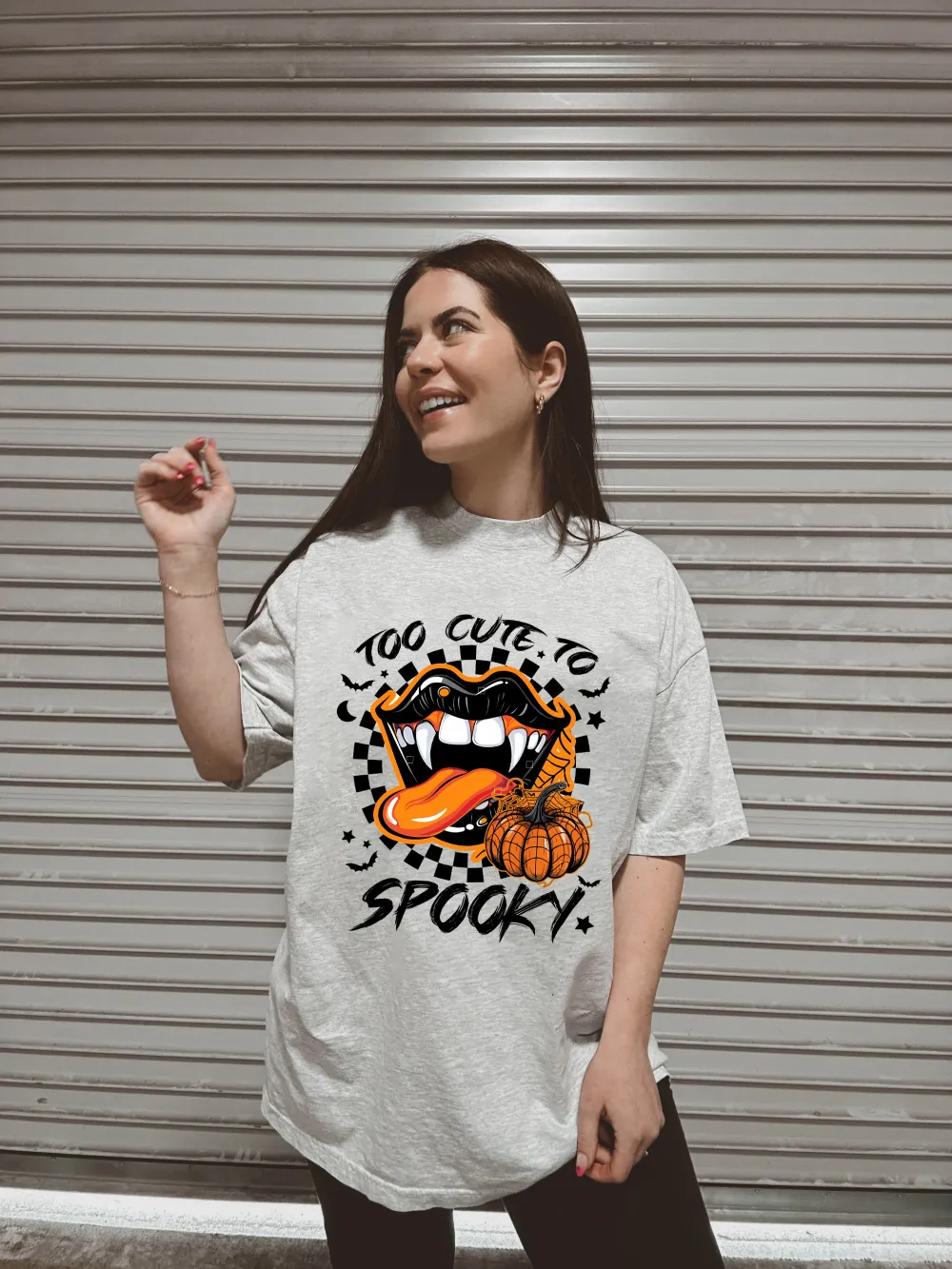 Women's Pumpkin Combination Printed T-shirt