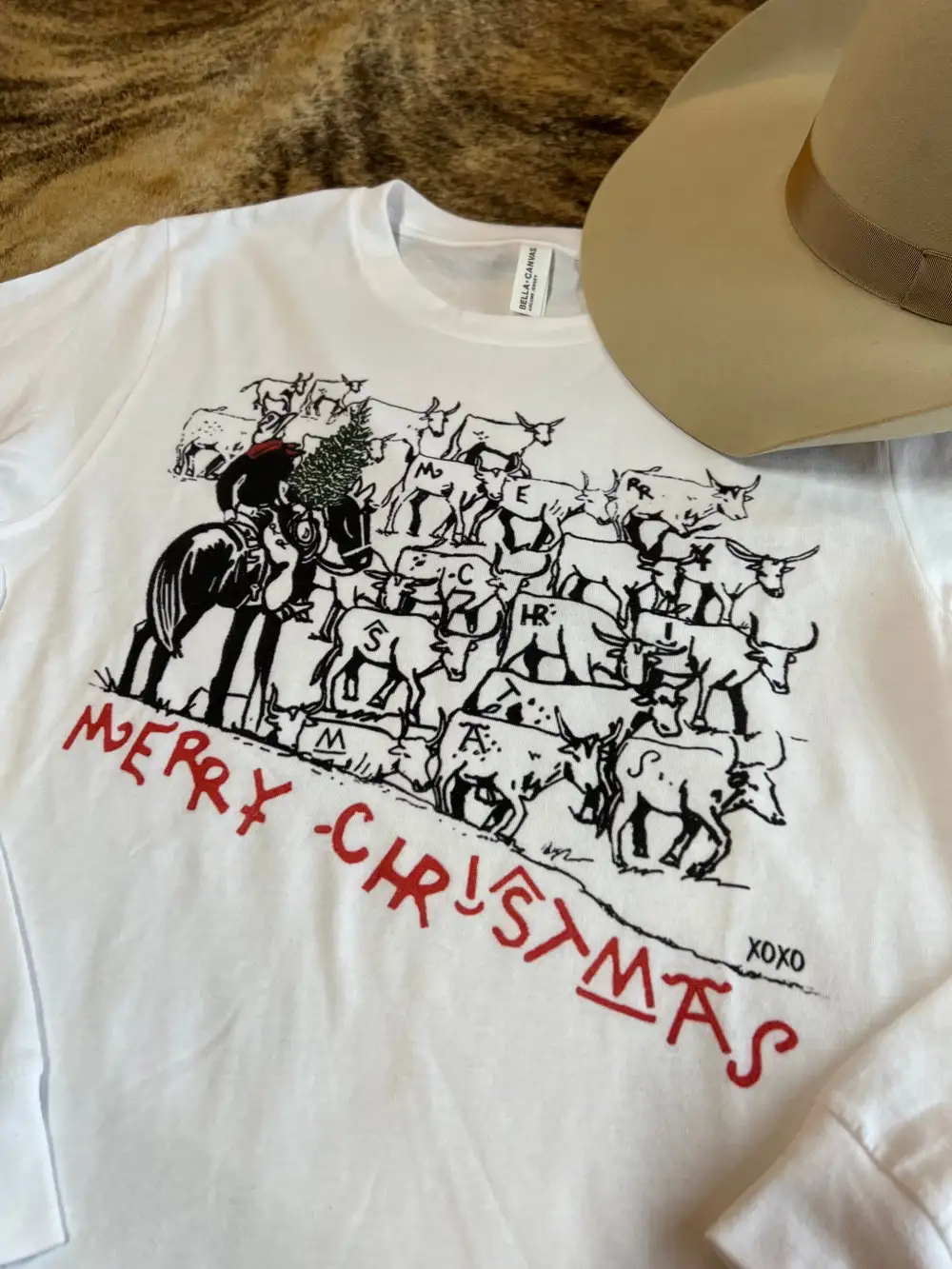 Merry Christmas Cattle Longsleeve