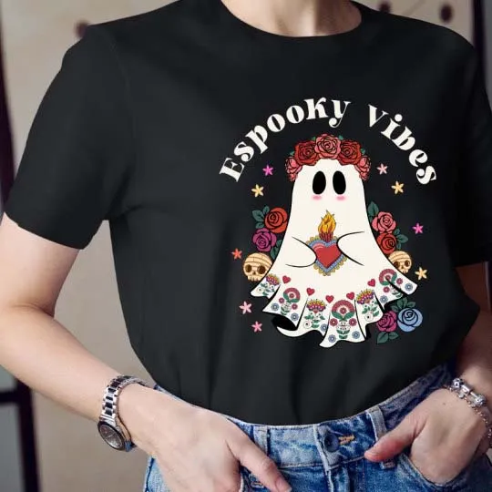 Espooky Vibes Spanish Teacher T-Shirt