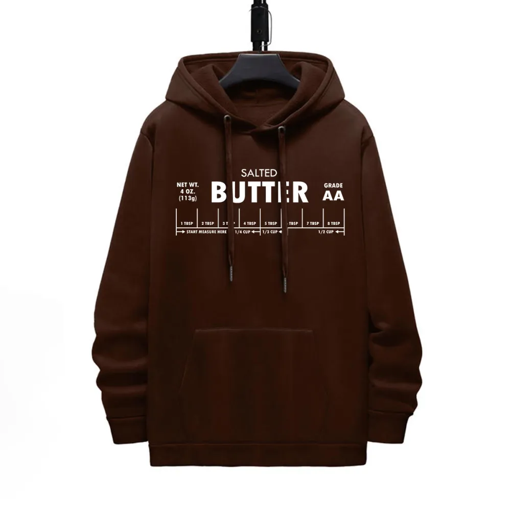 BUTTER PATTERN PRINTED HOODIE