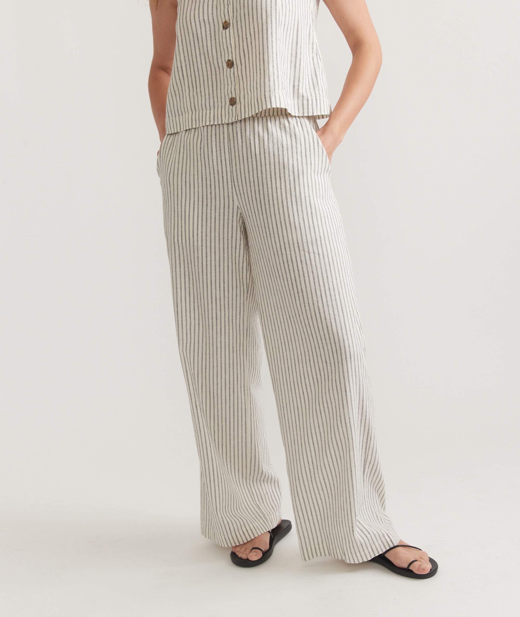 Natural Stripe Trouser