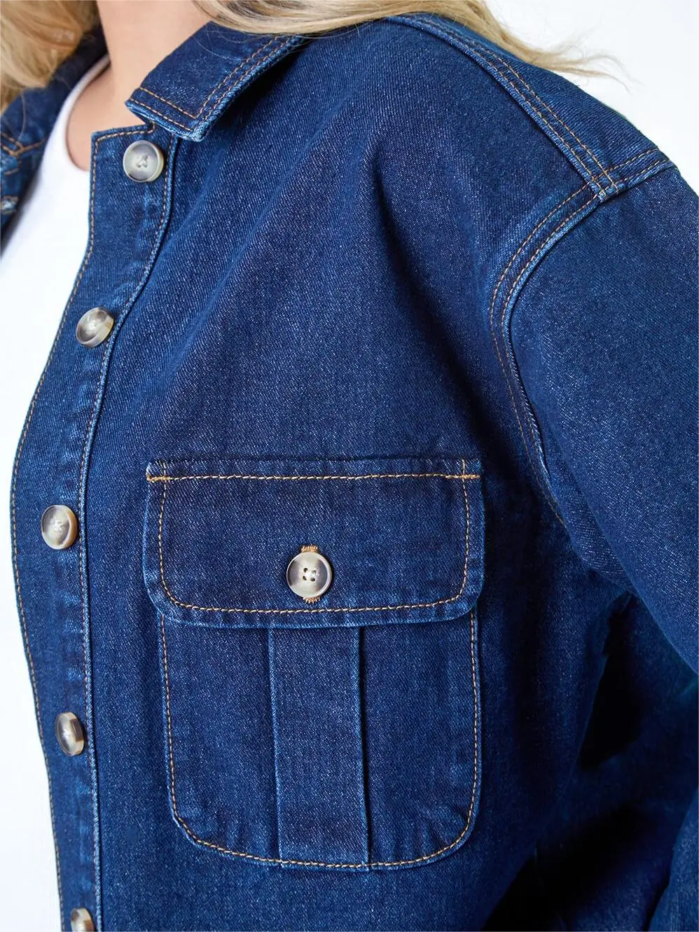 Indigo Relaxed Denim Jacket