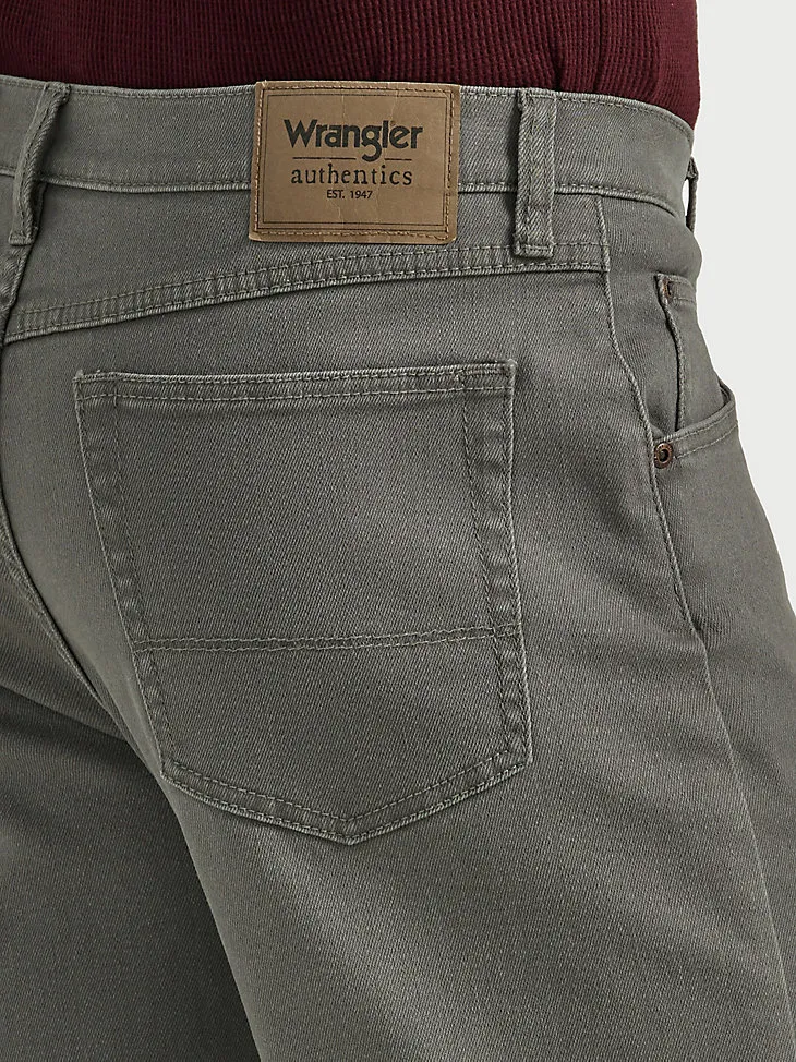 MEN'S WRANGLER AUTHENTICS® RELAXED FIT FLEX JEAN IN DARK STONEWASH