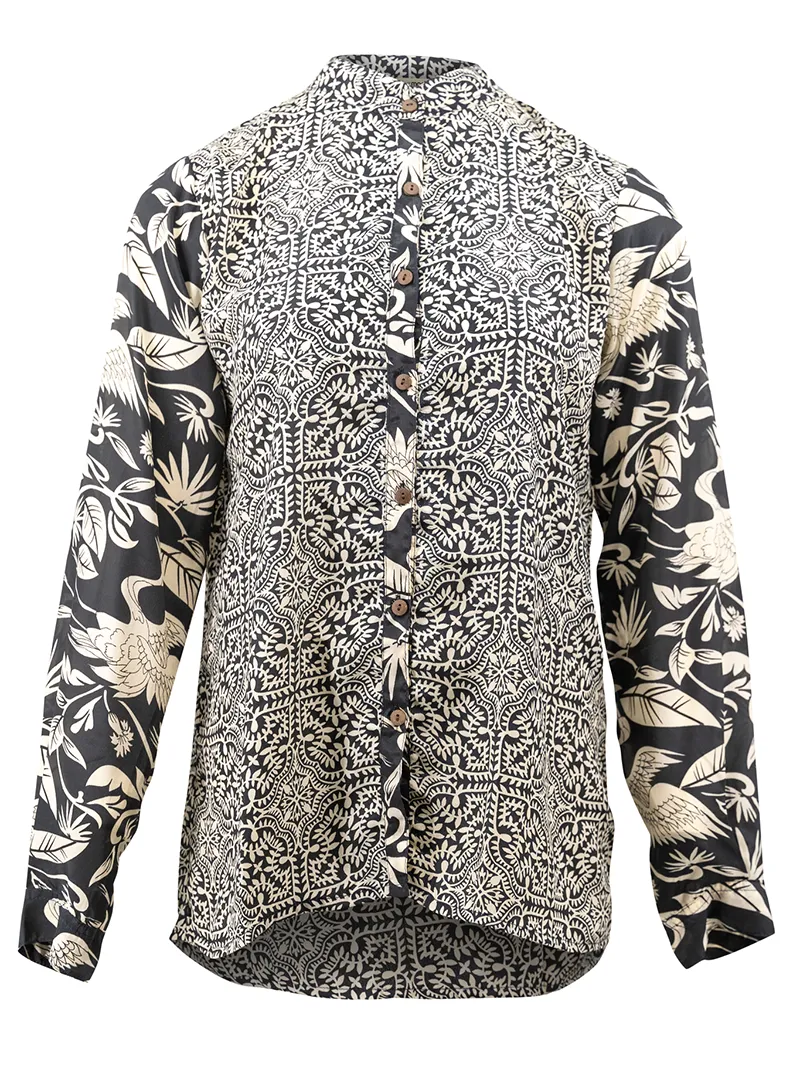 Round neck printed shirt