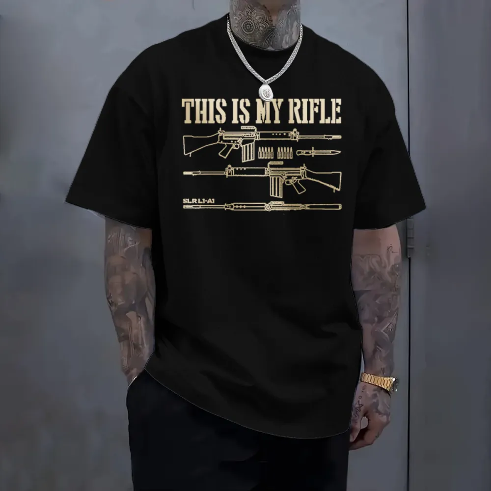 This Is My Rifle Men T-shirt,Short Sleeve,T-shirt Size S-4XL