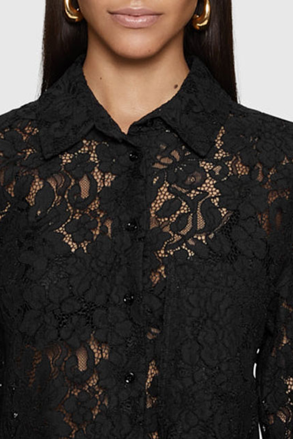 Black Lace Top