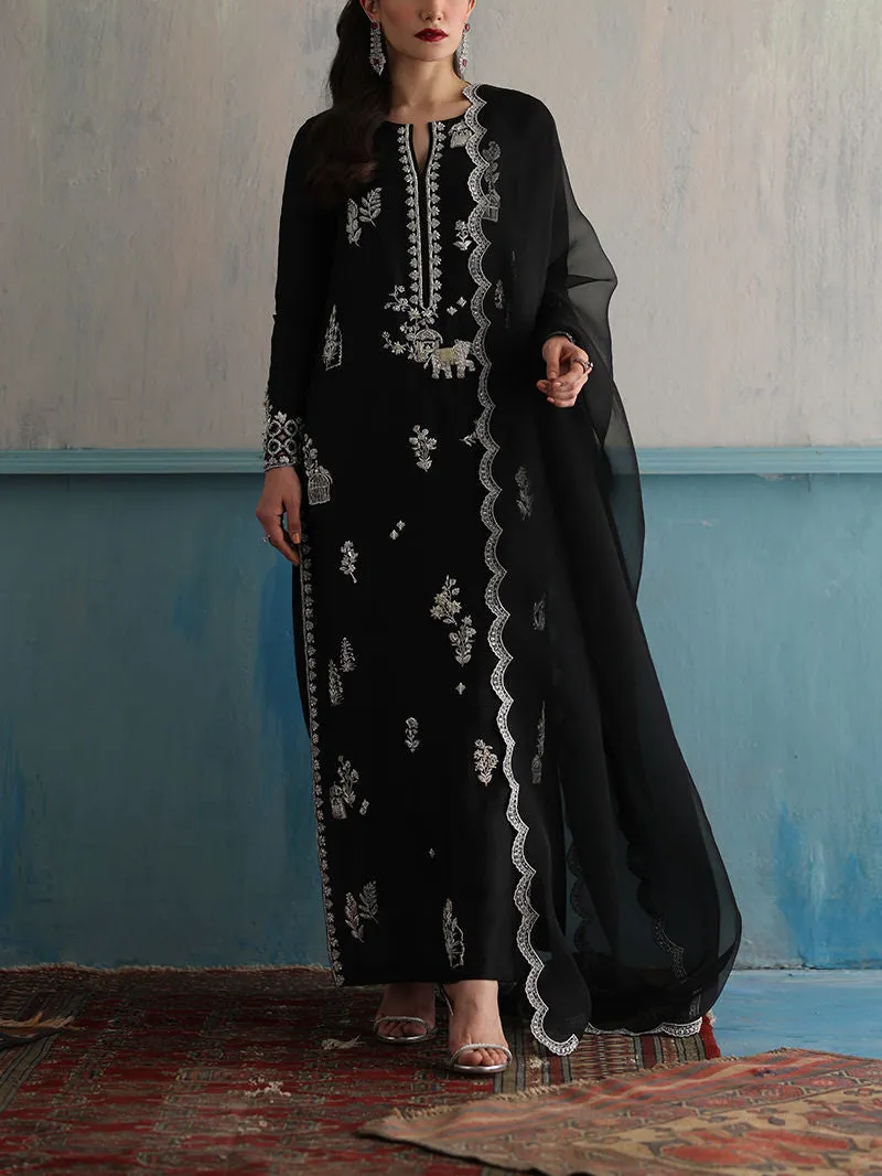 Elegant Embroidered Kaftan