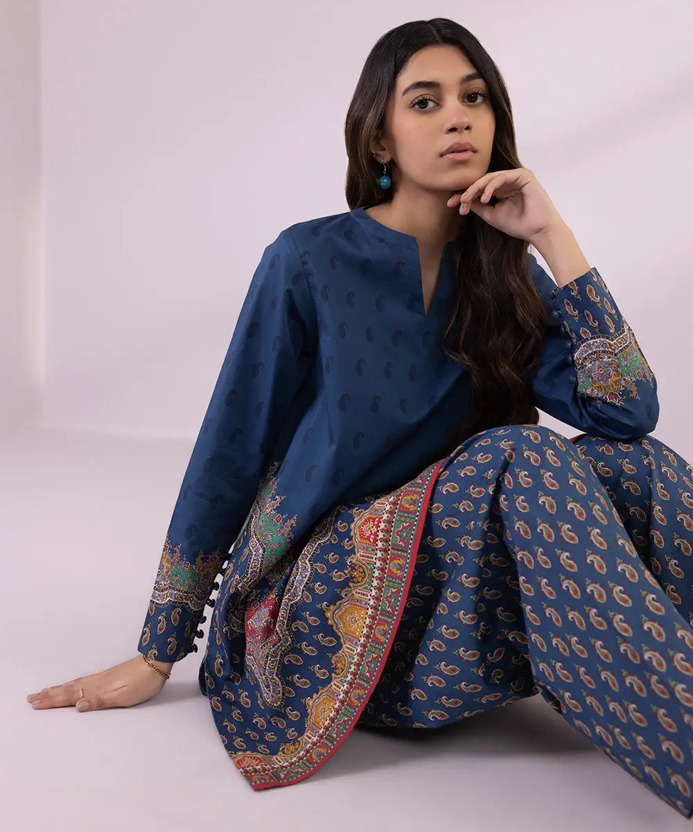 2 Piece - Printed Lawn Suit