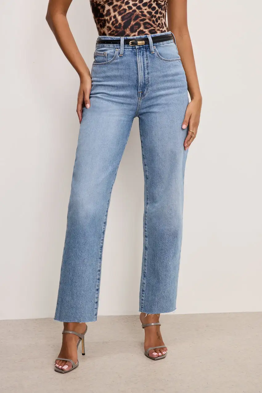 GOOD BOY STRAIGHT CROPPED JEANS