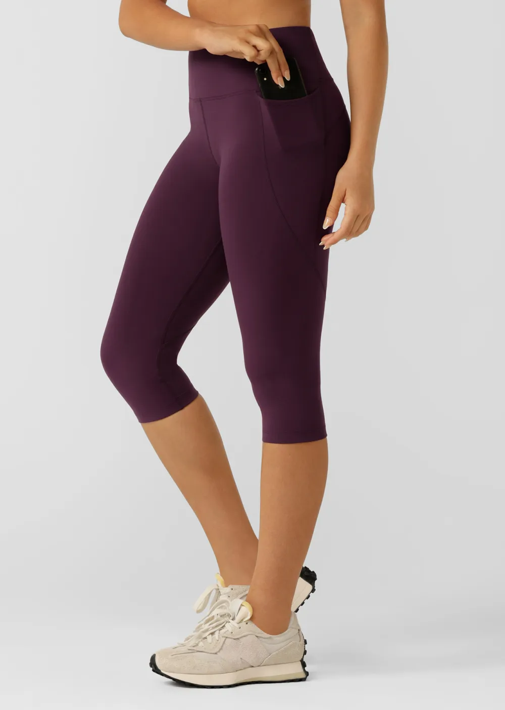 Amy Phone Pocket 3/4 Tech Leggings