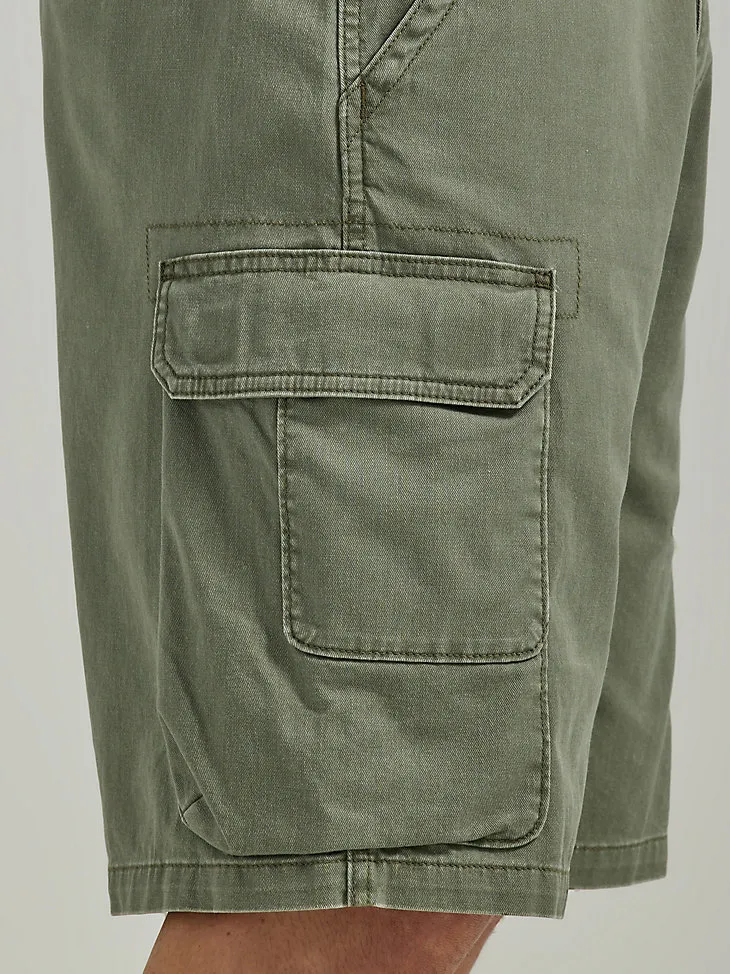 WRANGLER® MEN'S FIVE STAR PREMIUM STACKED CARGO SHORT IN TWILL