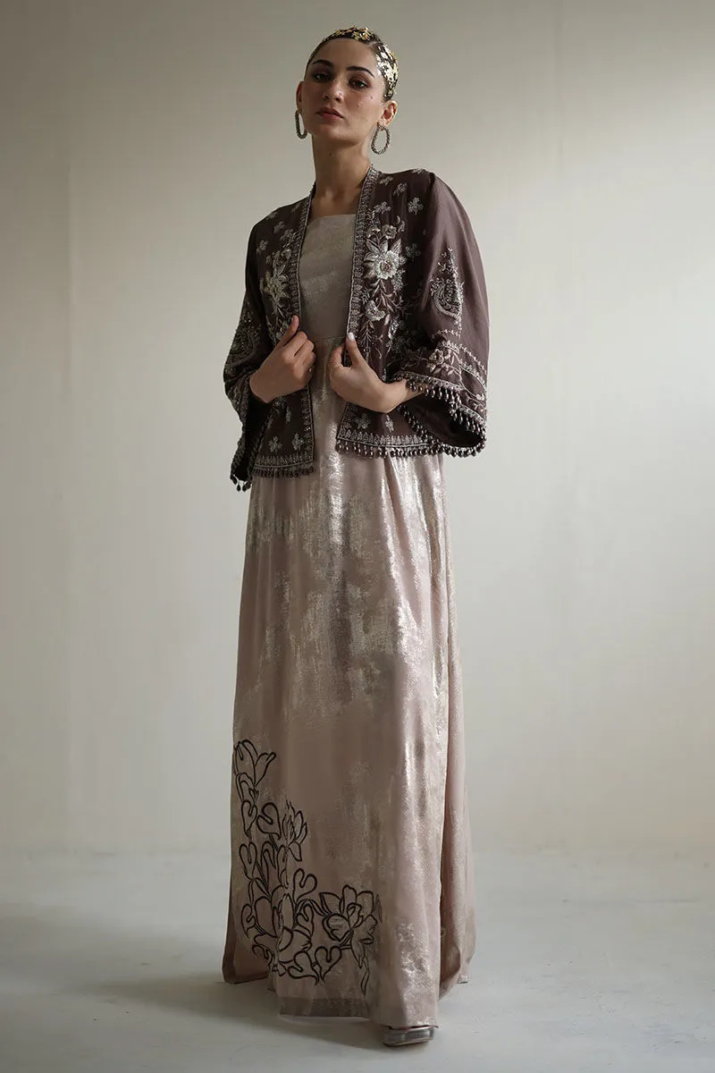 Embellished Kaftan Jacket ensemble