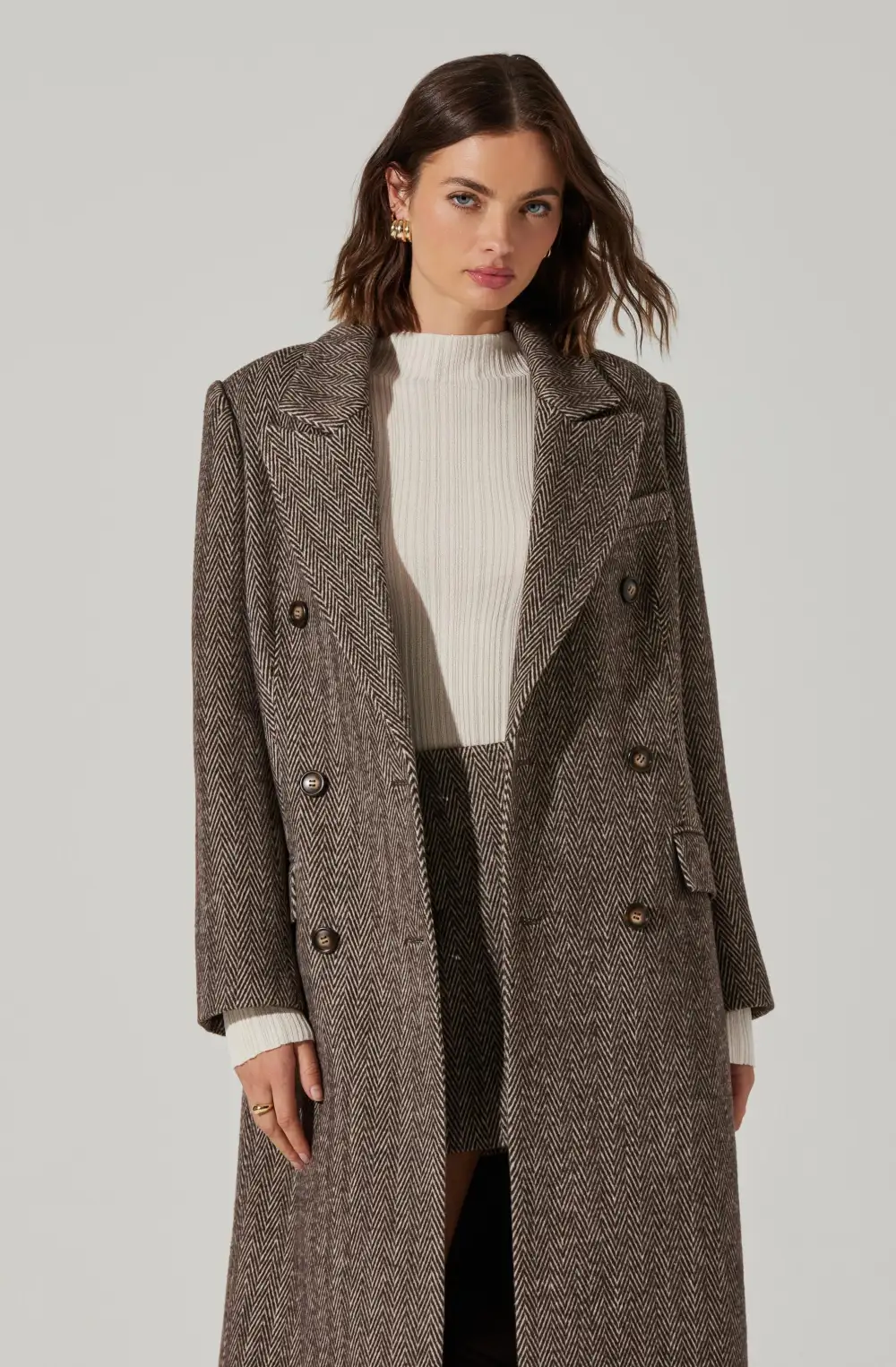 Morana Herringbone Coat