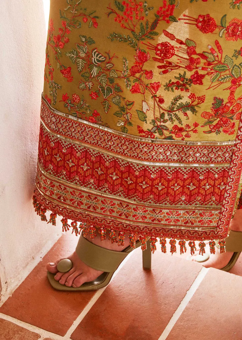 SORBET Embroidered Lawn