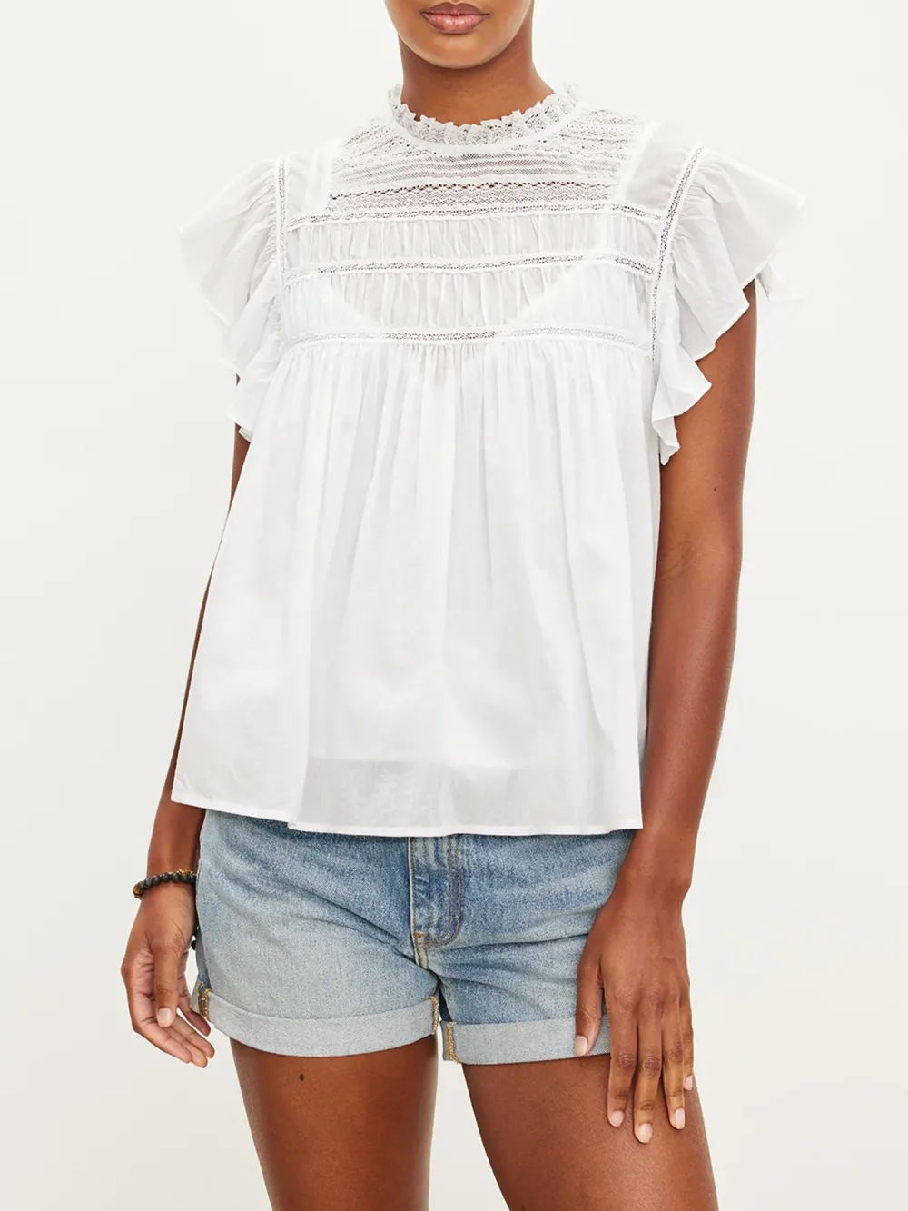 Inessa Cotton Lace Top