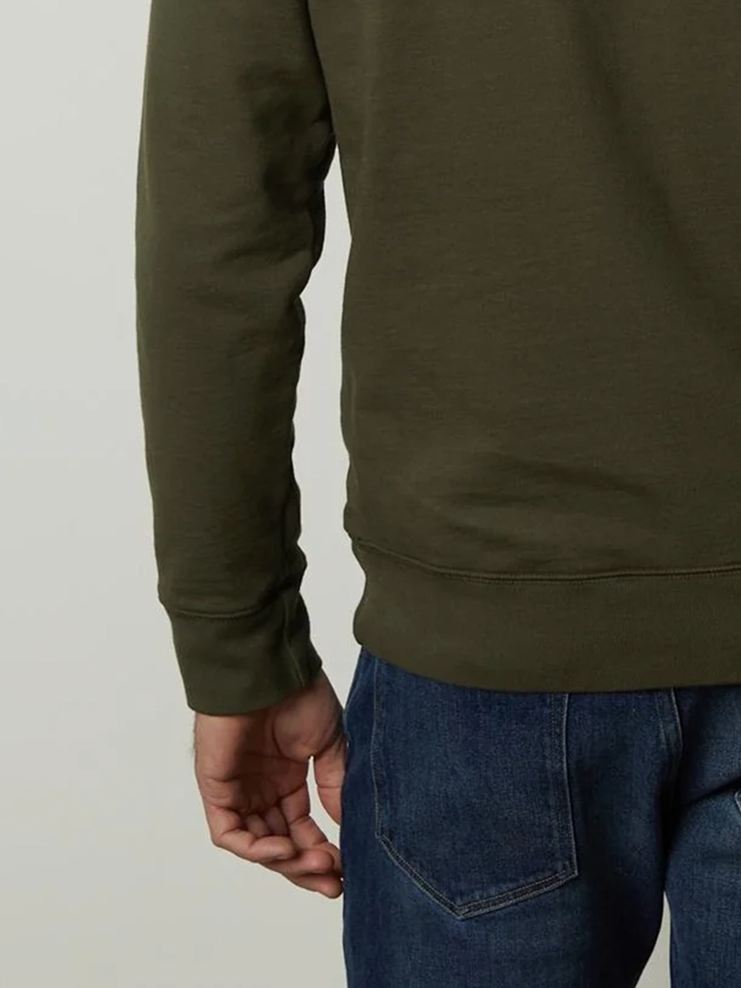 Stand Neck Solid Hoodies