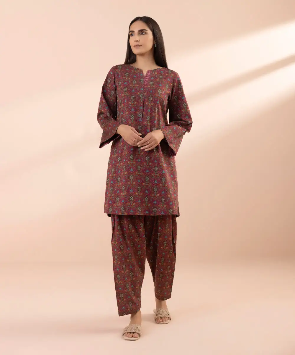 2 Piece - Printed Lawn Suit