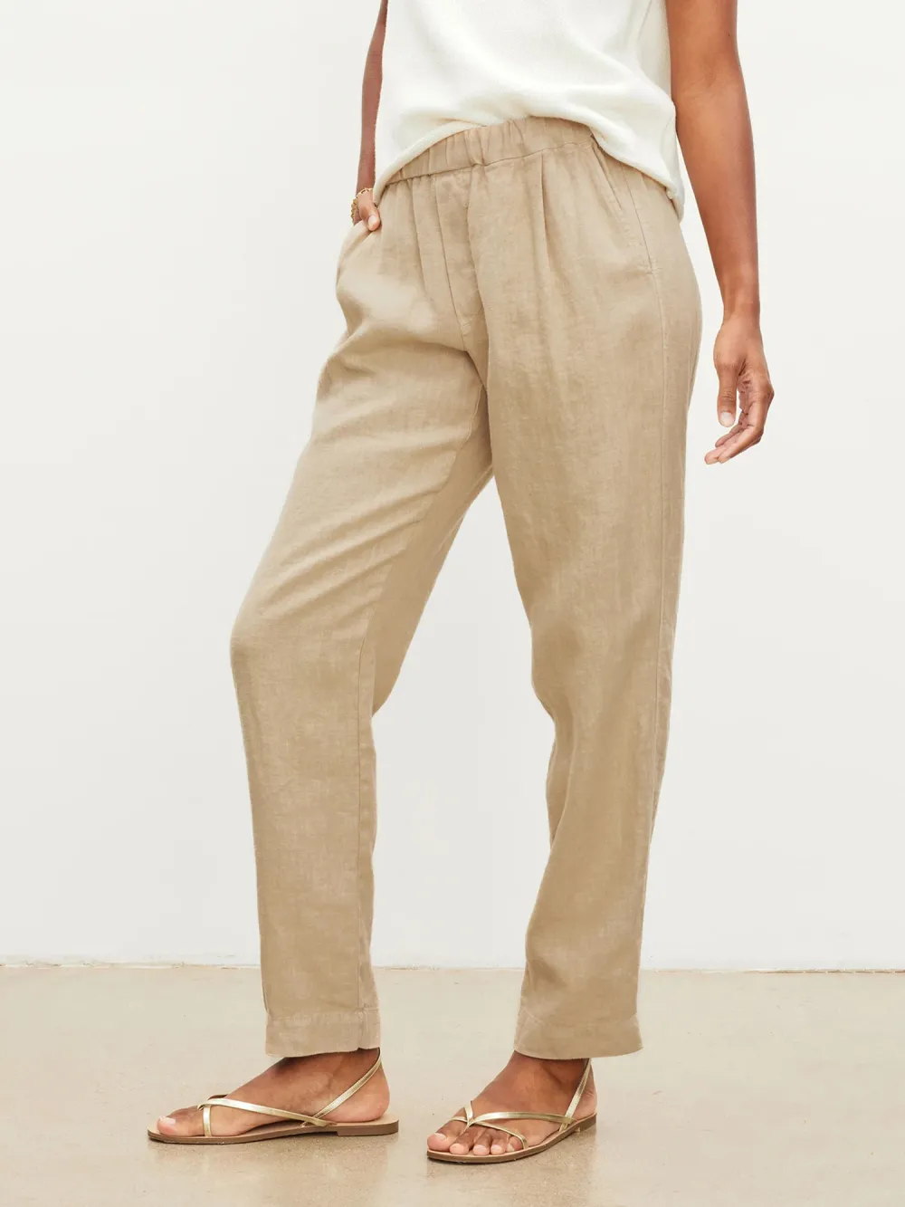 Jessie Heavy Linen Pant