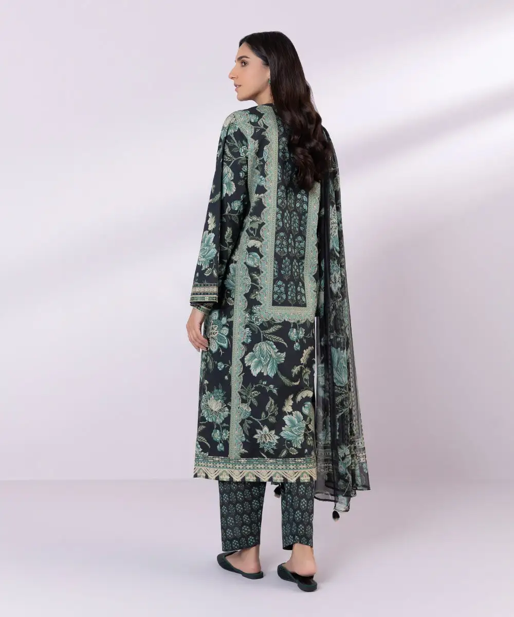 3 Piece - Printed Lawn Suit