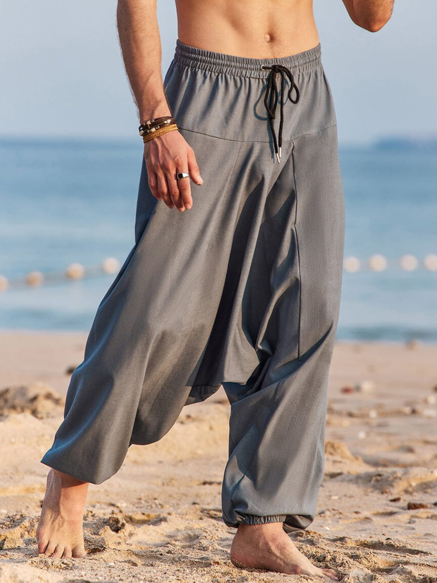 Linen Straight Pants - Lightweight & Breathable