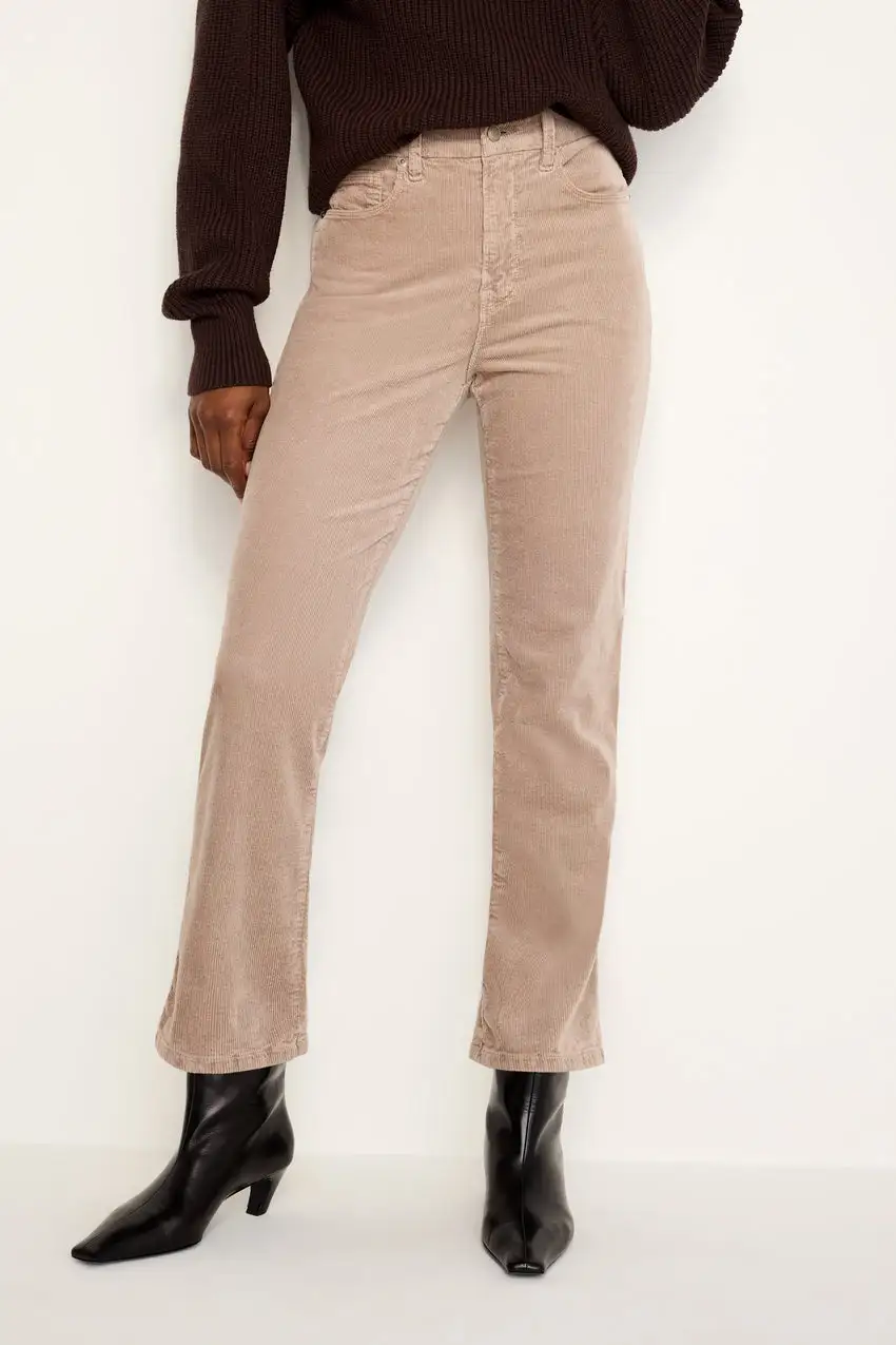 GOOD CURVE STRAIGHT CORDUROY PANTS