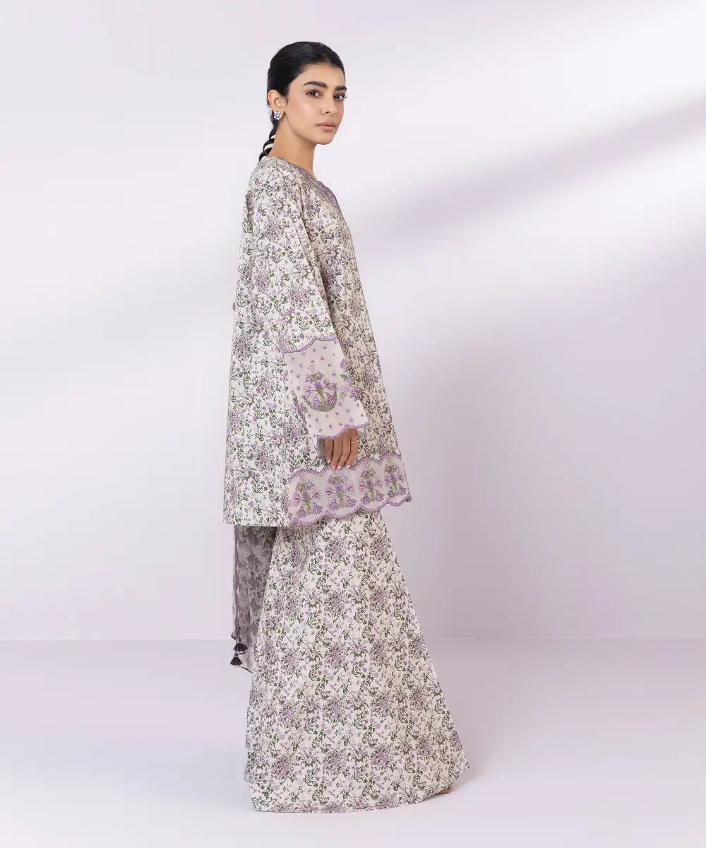 3 Piece - Embroidered Lawn Suit