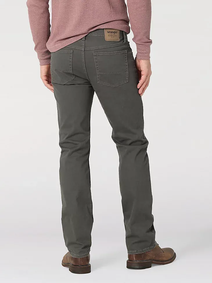 MEN'S WRANGLER AUTHENTICS® SLIM STRAIGHT TWILL PANT IN ACORN