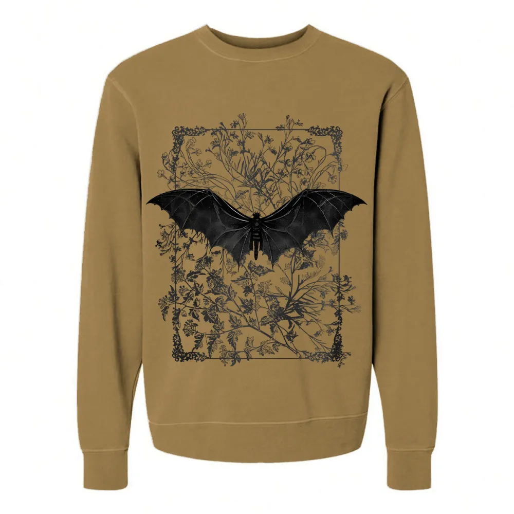 BAT DESIGNED PATTERN PRINTED SWEATSHIRT 02