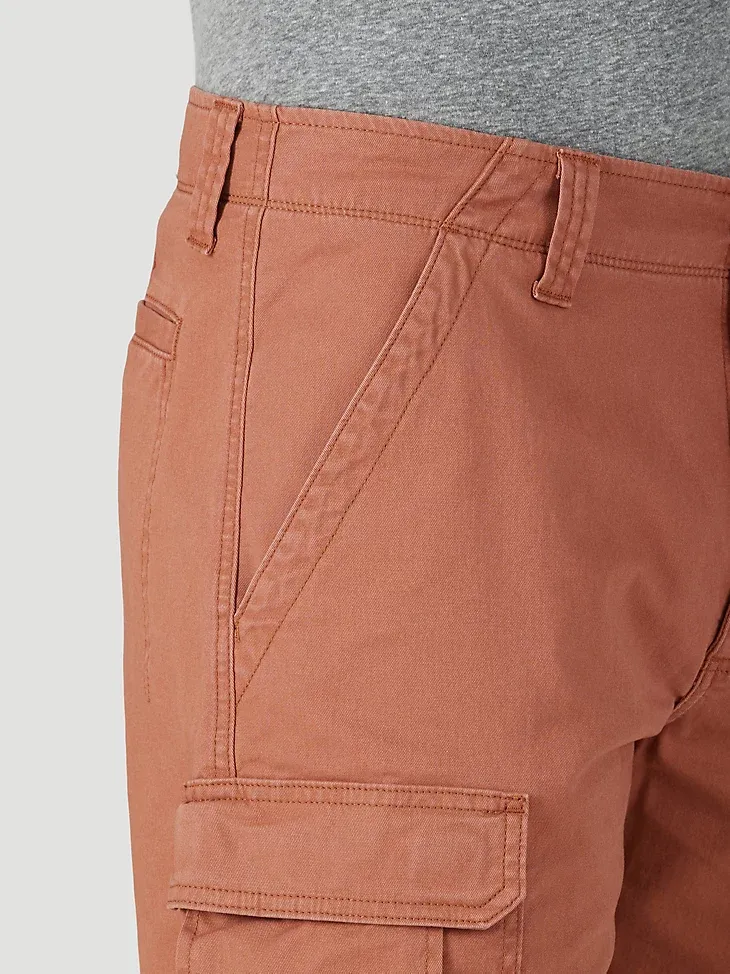 MEN'S WRANGLER AUTHENTICS® STRETCH CARGO SHORT IN GRAIN