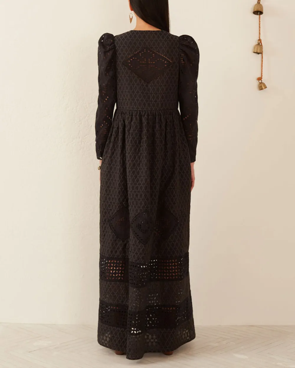 Winifred Black Eyelet Dress