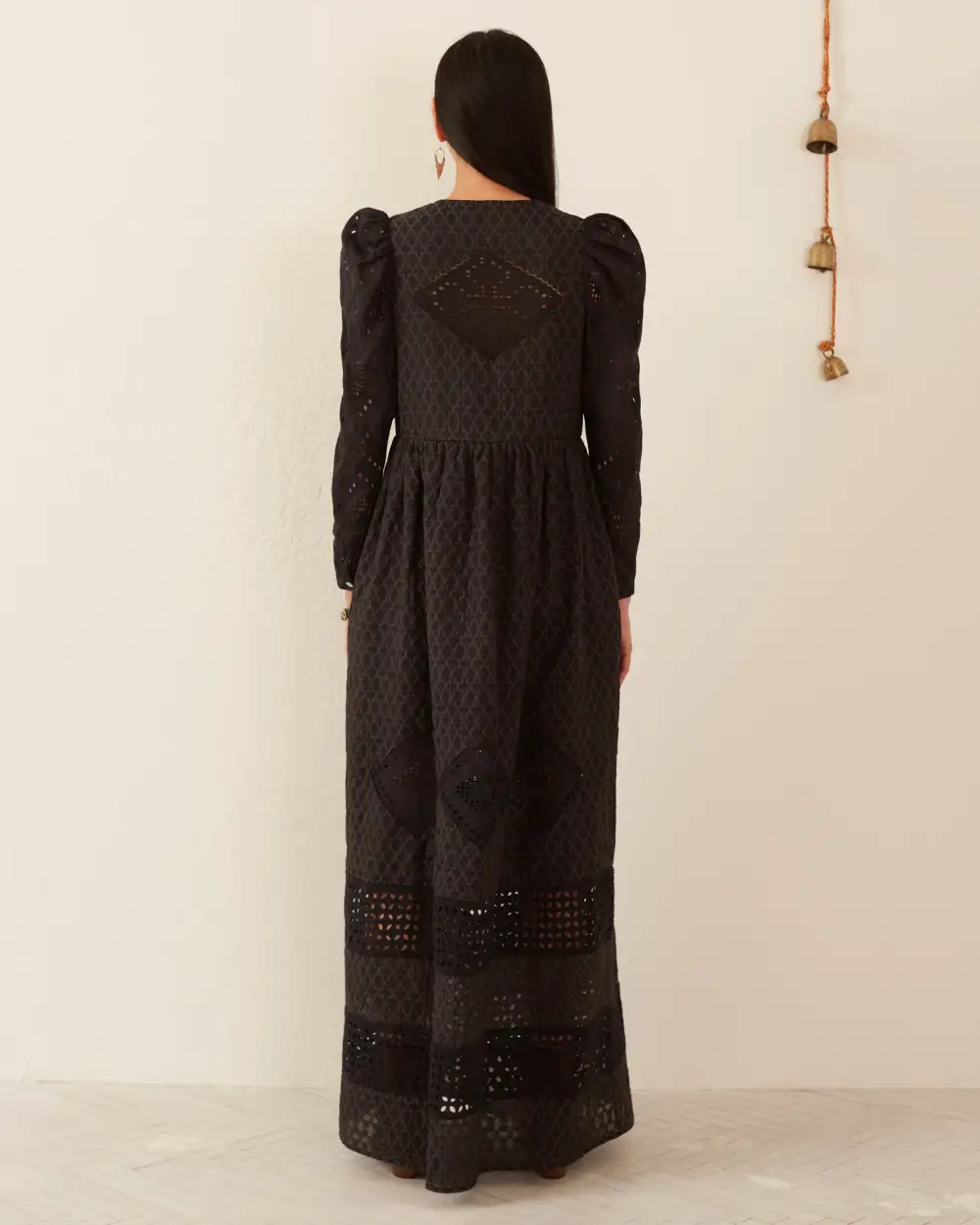 Winifred Black Eyelet Dress