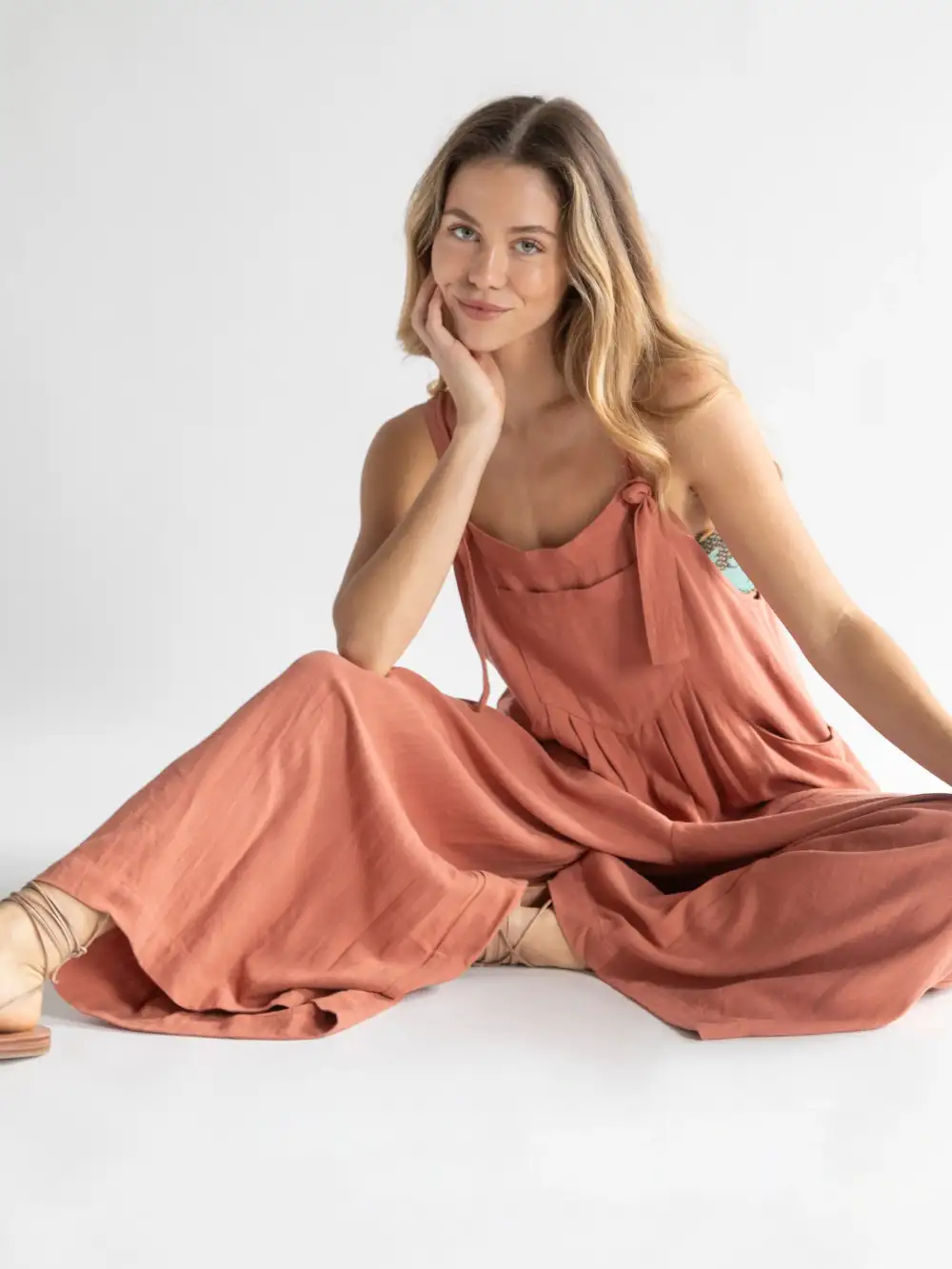 Carrington Jumpsuit - Rust