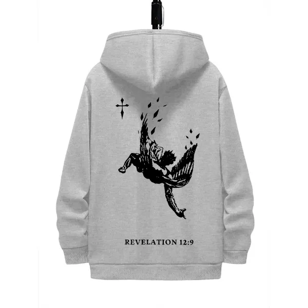 REVELATION DESIGNED PATTERN PRINTED HOODIE