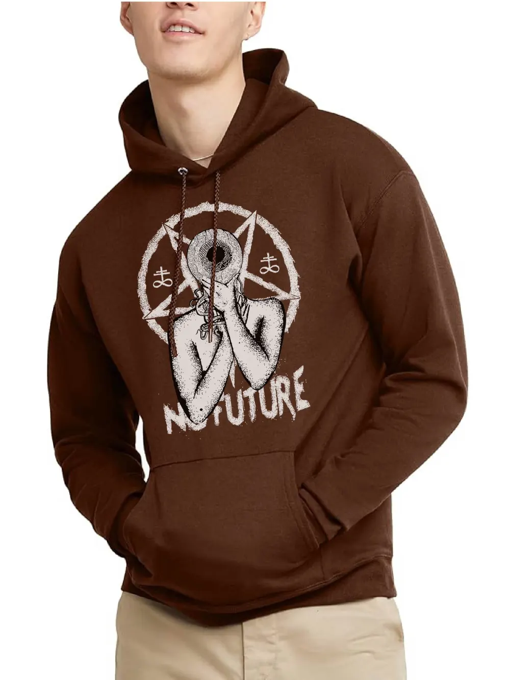 HORROR EYES VINTAGE GRAPHIC HOODIE