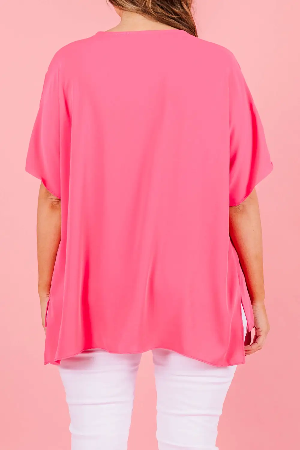 Express Your Thoughts Top, Hot Pink