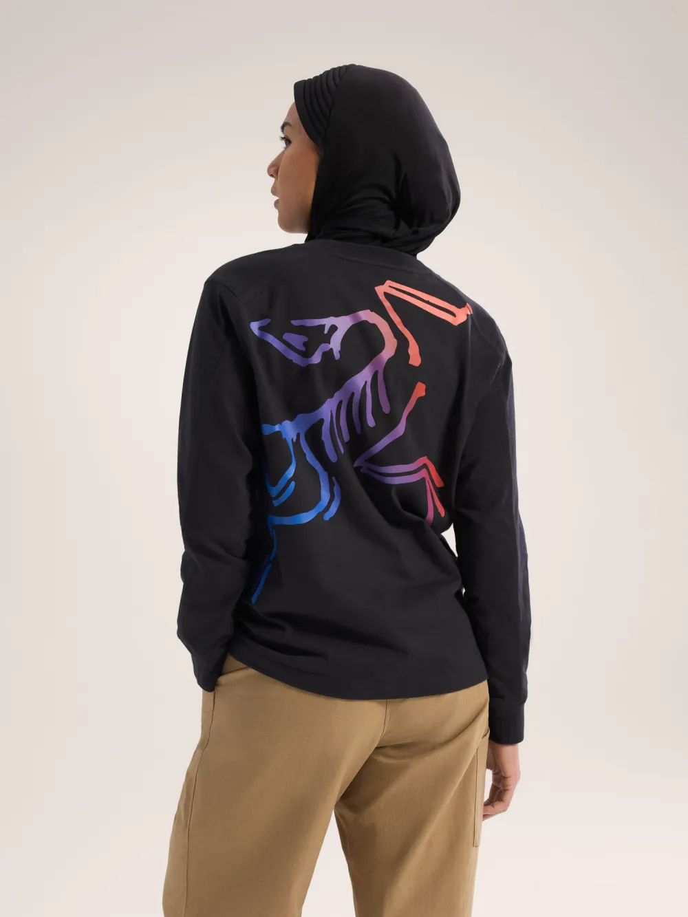 Kragg Cotton Bird Crew Neck Shirt LS Women's