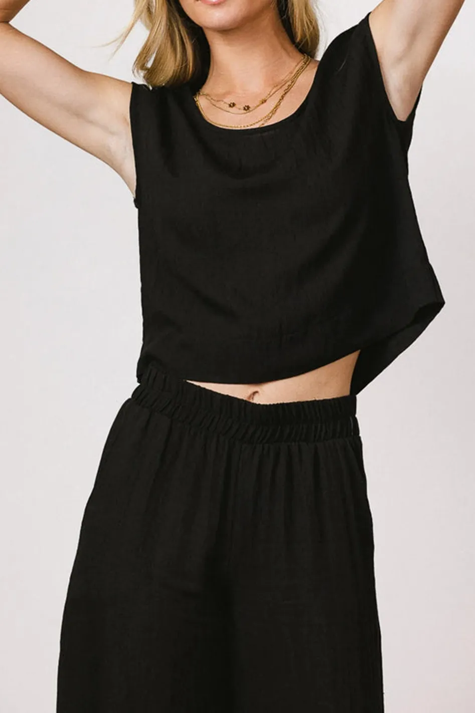 MAREN TOP IN BLACK