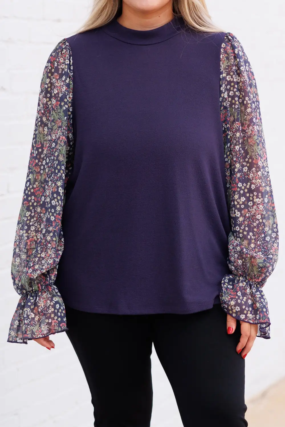 My Sweetest Dream Top, Dark Purple