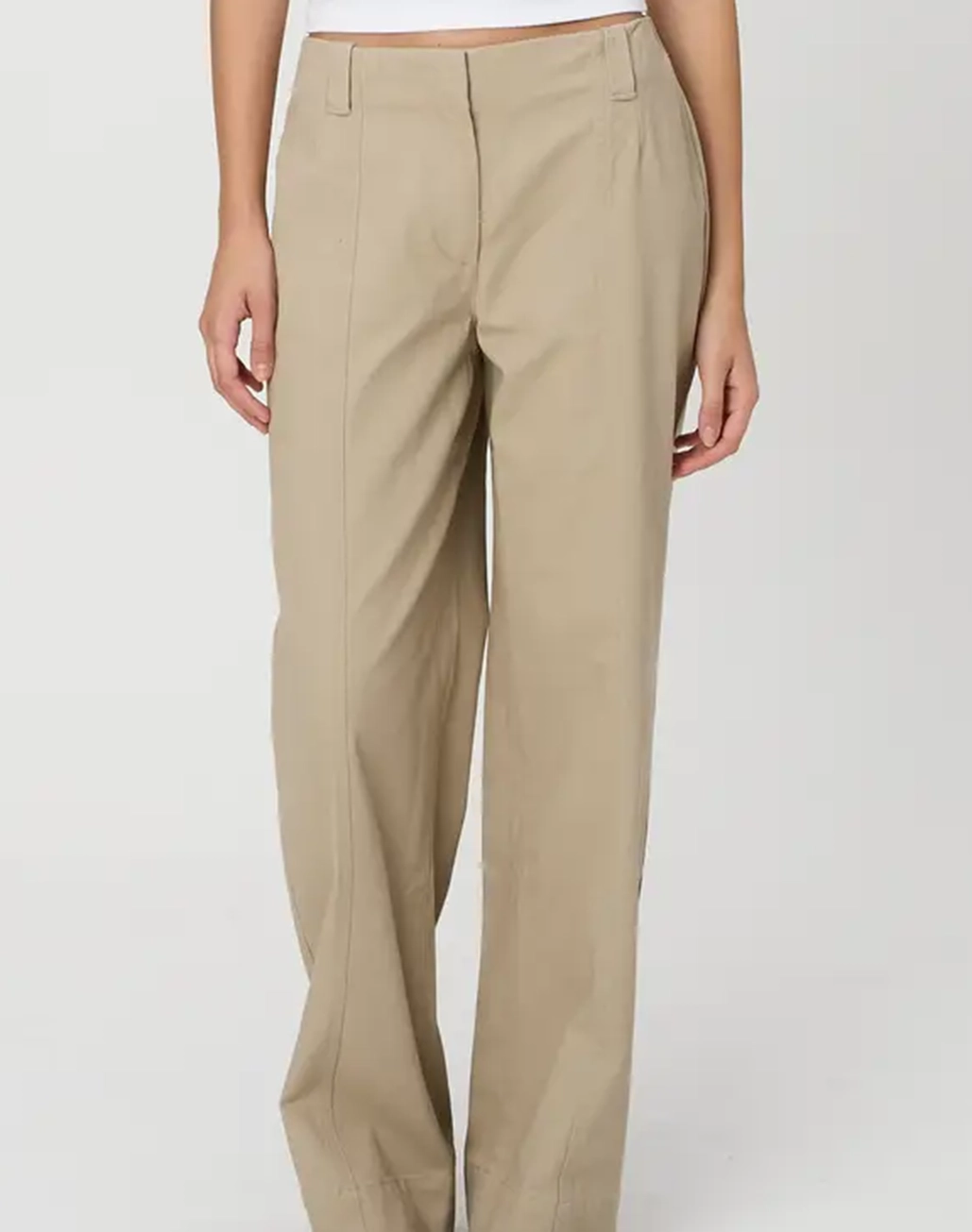 Straight Leg Low Rise Pant