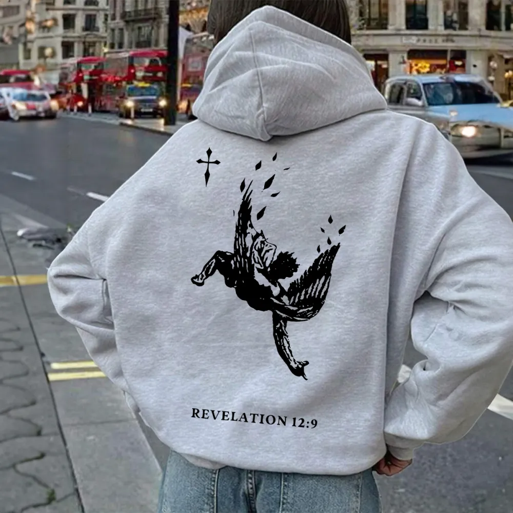 REVELATION DESIGNED PATTERN PRINTED HOODIE